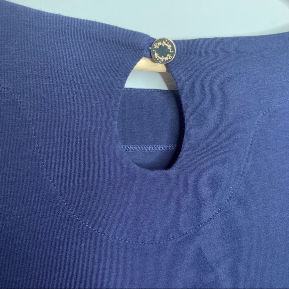 Lilly Pulitzer Blue Waverly 3/4 Bell Sleeves Lace - Picture 7 of 11